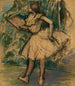 Danseuse avec un éventail - Edgar Degas — weergave van het kunstwerk