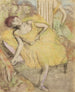 Danseres in rust - Edgar Degas — weergave van het kunstwerk