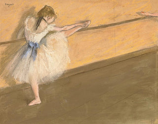 Danseres aan de bar - Edgar Degas — weergave van het kunstwerk