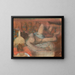 Vrouw naakt liggend - Edgar Degas — ingelijst kunstwerk aan de muur