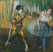 Harlequin en Colombine - Edgar Degas — weergave van het kunstwerk