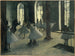 De herhaling thuis bij de dans - Edgar Degas — weergave van het kunstwerk