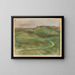 Landschap - Edgar Degas — ingelijst kunstwerk aan de muur