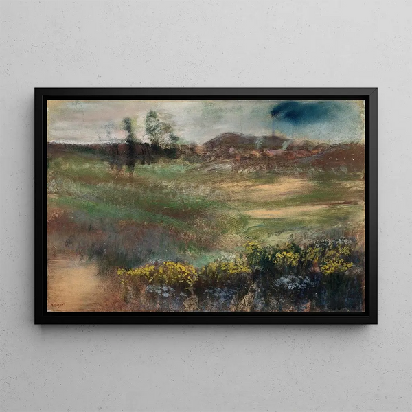 Edgar Degas - Landscape with Smokestacks.webp