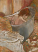 Het badende vrouw in haar badkuip - Edgar Degas — weergave van het kunstwerk
