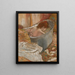Het badende vrouw in haar badkuip - Edgar Degas — ingelijst kunstwerk aan de muur
