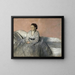 Madame Ren de Gas - Edgar Degas — framed artwork on a wall