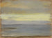 Marine schilderij, zonsondergang - Edgar Degas — weergave van het kunstwerk