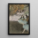 Op het toneel - Edgar Degas — ingelijst kunstwerk aan de muur