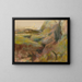 Landschap - Edgar Degas — ingelijst kunstwerk aan de muur