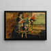 Portret van Estelle Musson Degas - Edgar Degas — ingelijst kunstwerk aan de muur