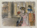 Zangers op het podium - Edgar Degas — weergave van het kunstwerk