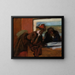 La Conversation - Edgar Degas — ingelijst kunstwerk aan de muur