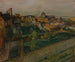 Uitzicht op Saint-Valery-sur-Somme - Edgar Degas — weergave van het kunstwerk