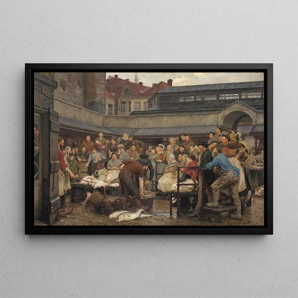 Edgard Farasyn - The Old Fish Market in Antwerp in 1882.webp