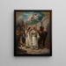Saint Gervais and Saint Protais led to martyrdom - Edmond-Louis Dupain — framed artwork on a wall