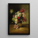 Het boeket dahlias - Edmond Van Coppenolle — ingelijst kunstwerk aan de muur
