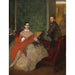 Reproductie van het schilderij Edmondo en Thérèse Morbilli - Edgar Degas