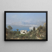 View of the Bay of Sorrento - Edmund Berninger — framed artwork on a wall