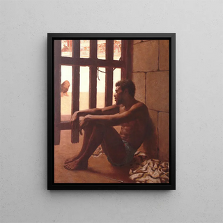 Edmund Blair Leighton - A Gladiator in thought.webp