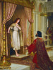 Een koning en een bedelaar - Edmund Blair Leighton — weergave van het kunstwerk