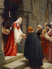 De Charité van Sint Elisabeth van Hongarije - Edmund Blair Leighton — weergave van het kunstwerk