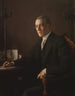 Woodrow Wilson - Edmund Charles Tarbell — weergave van het kunstwerk
