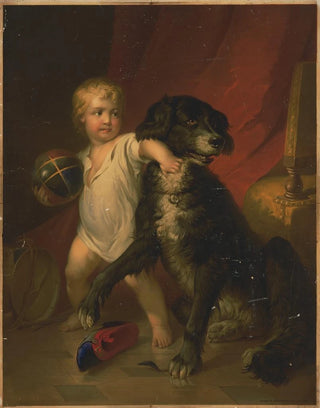 Edmund Foerster Co - Dog and child with ball.webp