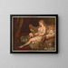 Toilette du matin - Edmund Foerster Co — ingelijst kunstwerk aan de muur