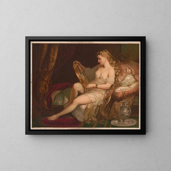 Toilette du matin - Edmund Foerster Co — ingelijst kunstwerk aan de muur