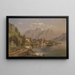 Uitzicht op Zell am See - Edmund Hd — ingelijst kunstwerk aan de muur