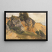 Rotsachtig landschap bij Hohenstaufen - Edmund Kanoldt — ingelijst kunstwerk aan de muur
