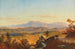 Uitzicht op de Sabijnse heuvels bij Rome - Edmund Von Wrndle — weergave van het kunstwerk