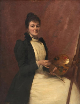 Edouard Alexandre Sain - Femme Peintre.webp