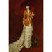 De rode parasol - Édouard Alexandre Sain — weergave van het kunstwerk