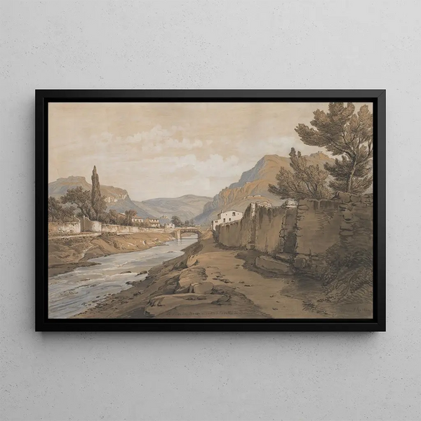 Edouard Jean Marie Hostein - The Neuve River at the End of the Dardenne Valley.webp