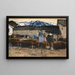 Begraafplaats in Wallis - Édouard Vallet — ingelijst kunstwerk aan de muur