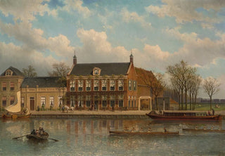 Eduard Alexander Hilverdink - De Amstel bij de uitspanning Lokhorst.webp