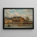 L'Amstel nabij herberg Lokhorst - Eduard Alexander Hilverdink — ingelijst kunstwerk aan de muur