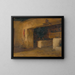 Binnenhuis schilderij - Eduard Ballo — ingelijst kunstwerk aan de muur