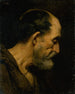 Studie van het hoofd van een oude man - Eduard Ballo — weergave van het kunstwerk