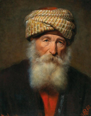 Eduard Charlemont - Portrait of an Oriental man.webp