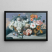Bloemen en Vruchten - Eduard Hirschler — ingelijst kunstwerk aan de muur