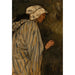 Dame met hoedje - Eduard Karl Franz von Gebhardt — weergave van het kunstwerk