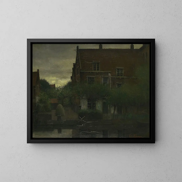 Winderige dag - Eduard Karsen — ingelijst kunstwerk aan de muur