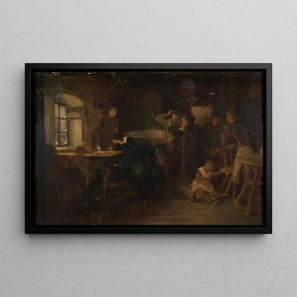 Eduard Kurzbauer - Die ereilten Flchtlinge.webp