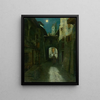 Eduard Majsch - Night Watch in the Old Town.webp