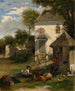 Soldiers camping in a noble's courtyard, motif of the Thirty Years' War - Eduard Majsch — artwork view