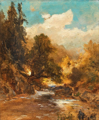 Eduard Peithner von Lichtenfels - Mountain stream.webp