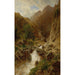 Torrent - Eduard Peithner von Lichtenfels — weergave van het kunstwerk